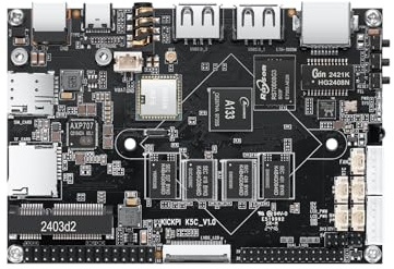KICKPI K5C Single Board Computer, Allwinner A133 Quad-Core Cortex-A53 1.5GHz, 2GB RAM 16GB eMMC, Gigabit Ethernet, 4G LTE, WiFi & Bluetooth, MIPI/LVDS, Android 10/Ubuntu 16.04