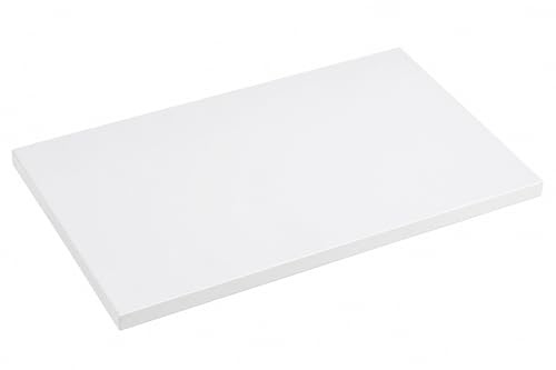 Einlegeboden nach Billy Maß für IKEA Regale (Schnee Weiß, RAL 9016, 76 × 38 cm, 16, Millimeter)