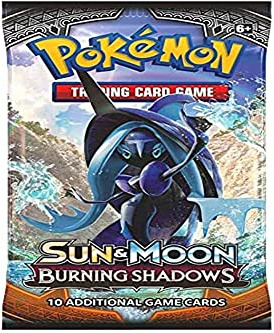 Pokemon 15071-S TCG Sun and Moon Burning Shadows Trading Card Booster Packet