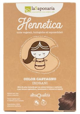 La Saponaria | Tinte vegetal de henna. Coloración ecológica,duradera y sin químicos, Tinte natural a base de plantas, 100 g
