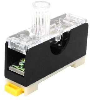 Aexit AC 250V 10A FS-10 Porte-fusible unipolaire à fusible de 6 mm x 30 mm NY823355W275473U