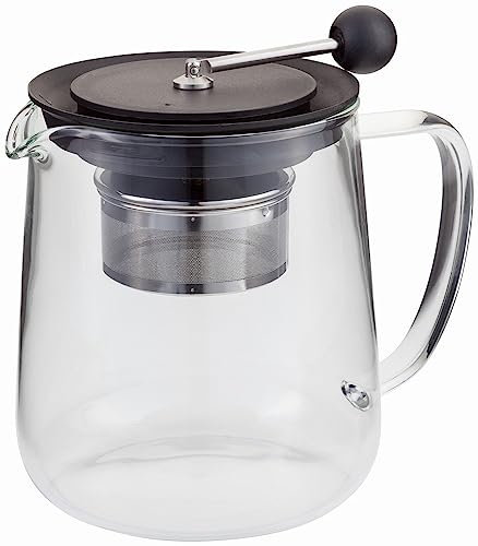 Judge Glass Teapot with Infuser, 750ml, 6 Cup, Tea Pot with Loose Leaf Tea Infuser, Tea Strainer and Non-Drip Spout - 25 Year Guarantee
