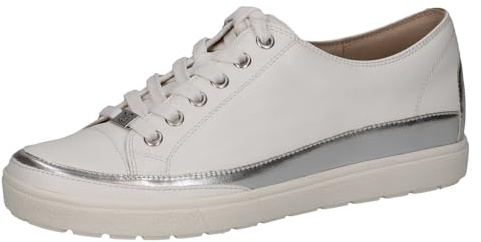 CAPRICE Women's Low-top Leather Sneakers with Laces