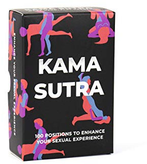 Gift Republic - Kama Sutra Karten | Kamasutra Spiele für Erwachsene | Sex Kartenspiel für Paare | 100 Spielkarten mit unterschiedlichen Stellungen | Geschenk an Weihnachten, Valentinstag, Geburtstag