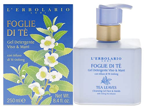 L'Erbolario Gel Detergente Viso E Mani 250 ml Con Infuso Di Tè Oolong