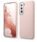 elago Silicone Liquido Custodia Cover Compatibile con Samsung Galaxy S22 5G Case (6.1), Silicone Premium, Protezione Completa - 3 Strati Antiurto, Fodera Microfibra Morbida Antigraffio (Rosa Sabbia)