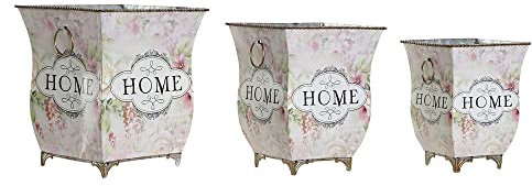 DKD Home Decor Pot de Fleurs Rose