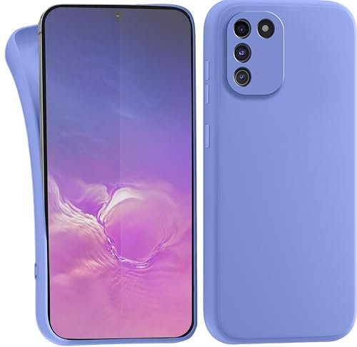 MyGadget Hülle für Samsung Galaxy S10 Lite - robuste Silikon Schutzhülle TPU Case Slim Silikonhülle - Back Cover Kratzfest Handyhülle - Matt Blau