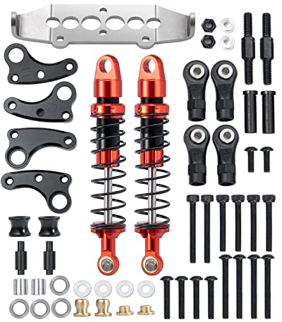 AXspeed 2 Stück 80 mm Metall-Stoßdämpfer Cantilever Suspension Kit für 1: 10 TRX4 RC Crawler Car Upgrade