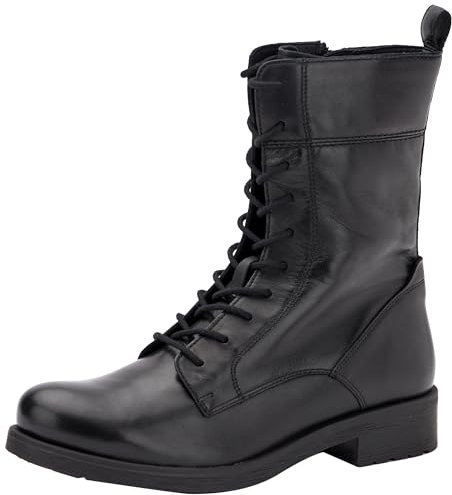 Geox D Rawelle, Stivale alla Caviglia Donna, Nero, 38 EU