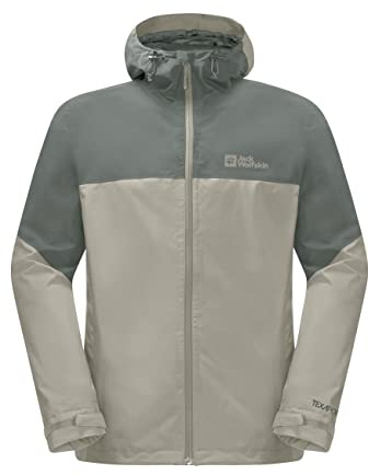 Jack Wolfskin Herren wiltal 2l wasserdichte Winddichte Jacke - Misty Grün - XXL