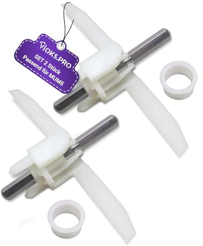 Vioks.pro Set of 2 MUM5 Continuous Shredder Drivers Replacement for Bosch 00630760 - Bosch MUM5 Accessories for Food Processor Bosch MUM5 Meat Grinder