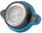 Motorrad Kühlerdeckel, Kühlerdeckel mit Temperaturanzeige, Universal Thermostat Kühlerdeckel Wassertank Abdeckung Auslaufsicher mit Temperaturanzeige (Großer Kopf 1,3 bar)