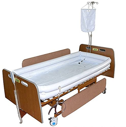 REMEK PVC Aufblasbare Badewanne Dusche, Bad Im Bett Hilfsmittel Mit Wasserbeutel Für Behinderte, Ältere Menschen, Bettlägerige Patientenbad Im Bett