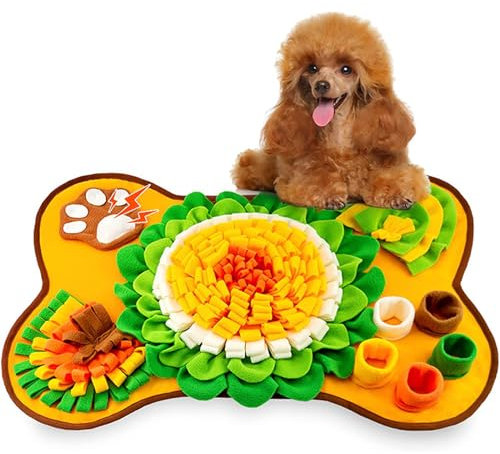 TAVADA Schnüffelteppich für Hunde, Anti-Rutsch Hunde Schnüffelteppich, Schnüffelmatte Hund für Kleine & Große Hunde, Intelligenzspielzeug Hund