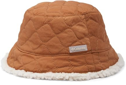 Columbia Unisex Winter Pass 2 Reversible Bucket Hat Schlapphut, Kamelbraun/Kreide, S-M