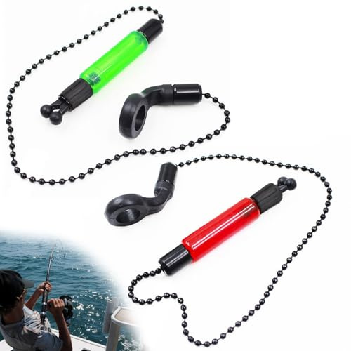 HGOCAHUZI Light Fishing Bobbins, 2 Pcs, Carp Fishing Bite Indicators