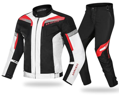 Kcolic Motorradjacke, Geeignet Für Alle Jahreszeiten, Reflektierend, Kugelsicher, Atmungsaktiv, Motocross-Jacke, Reiten, Rennschutz, Wasserdicht Und Drop-Anzug A,S.