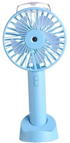 CHILDWEET Misting Fan Handheld Water Spray Battery Operated Fan for Car Camping Home Office
