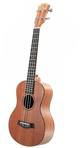 Ukulele Musikinstrumente 26-Zoll-Korpus Aus Mattem Mahagoni-Furnier Mit EQ-Ukulele, 4-saitiges Kleines Gitarrensaiteninstrument