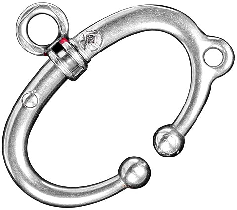 POPETPOP Metallener Rindernasenring Edelstahl mit Verdickter Spitzzange für Viehhaltung Traktionsring für Kühe bis 1100 Kg Nutztiere Zubehör