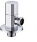 Eckventil fürs Badezimmer, 1/2 Zoll Absperrventil, Wasserhahn aus Messing, Absperrventil 1/2, Eckwasserventile Waschbecken schwarz, Gartenhahnventil, Chrom charitable