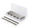 10 Pcs 82mm Reversible Planer Blades,Precision Ground Stainless Steel Blades for Electric Planers, Durable with Two Cutting Edges, Ideal for Professional Woodworking