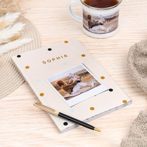 Wanapix | Terminplaner 2025-2026 A5 | Wochenplaner 2025/26 | Kalenderbuch 2025-2026 | Tages- oder Wochenplaner 2025-2026 | Softcover Gebunden | 100% Personalisiert