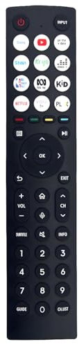 ERF3H86H Infrarot-Ersatz-Fernbedienung für Hisense Smart TV 75U8HAU 65X9HAU 43A7HAU 50A7HAU 55A7HAU 65A7HAU 75A7HAU 85A7HAU 50A6HAU 58A6HAU 32A4HAU 40A4HAU 55U7HAU U 65U7 HAU 75U7HAU 85U7HAU 65X8HAU