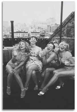 Sex And The City Movie Black And White Art Poster Poster Dekorative Malerei Leinwand Wandkunst Wohnzimmer Poster Schlafzimmer Malerei,Wandkunst Bilddruck Moderne Familienzimmer Dekor 08x12inch(20x30cm