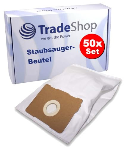50x Trade-Shop Staubsaugerbeutel/Microvlies-Beutel/Filtertüten mehrlagig kompatibel mit Kränzle Ventos 20 E/L, Ventos 30 E/L ersetzt 454400