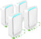 Air Purifier Plug In Air Ionizers, Negative Ion Technology Air Purifier for Bedroom Home Office, Garage Room Pets, Purify Smell