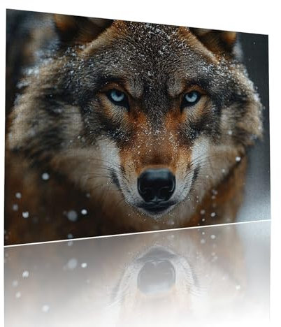 Puzzle Erwachsene 300 Teile Wolf Tier Educa Jigsaw für Kinder ab 8 Jahren Mädchen Jungen, Erwachsene Impossible Klassische Puzzles Schwer, Anspruchsvoll Spielspaß, Als Familienspiel 38x52cm t-420