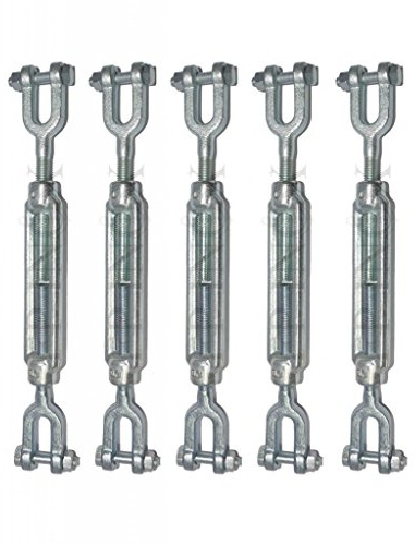 Ridoir Chape/Chape ACIER (Lot de 5) Galvanisé 220mm M8