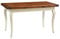 Biscottini Esstisch ausziehbar Made in Italy 140x80x80 cm | Esstisch Holz massiv | Küchentisch ausziehbar