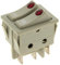 DeLonghi - Interruptor doble para radiador de aceite TRSW KH77 H19 H25 H29 KH590 TRN TRS