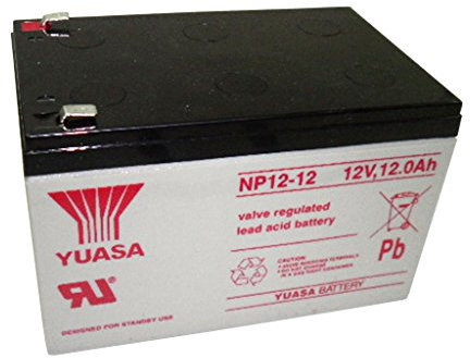 YUASA 12v 1.2Ah (1.3Ah) Rechargeable Battery Security Alarm Systems 1 Yr Warnty