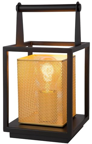 LUCIDE SANSA - Tischlampe - 1xE27 - Schwarz