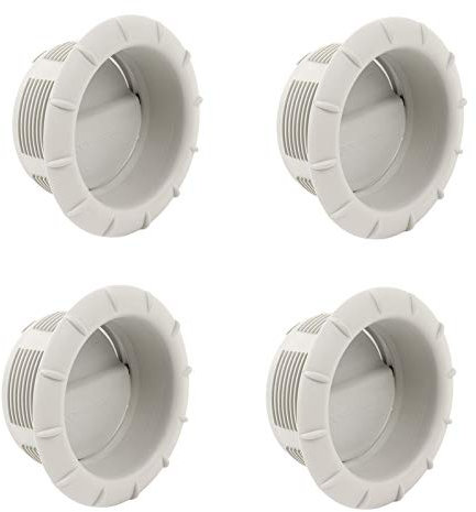 Truma Endstück Warmluftaustritt 65mm Warmluftrohre verschließbar (4X Grau)