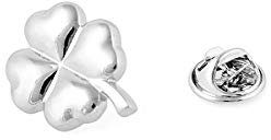 BRERA 67 - broches et pins pour femme en metal en forme de trèfle à quatre feuilles, broche femme vetement, broche homme pins, mini broche bijoux, pince decollete femme