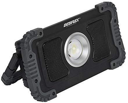 DEBFLEX Lampada Proiettore Senza Fili – Faro LED Cantiere – Faretto Semplice HP 4000 600494