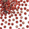 OLYCRAFT 96 Stück 8mm Natürliche Rote Achatperlen Rote Marmorperlen Natürlicher Roter Achat Edelstein Runde Lose Edelsteinperlen Energiestein für Ohrringe Armbänder Schmuckherstellung - 1mm Loch