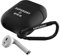 Superdry Custodia per Airpod per AirPods, compatibile con caricabatterie wireless Bluetooth, custodia impermeabile in silicone per cuffie wireless, nero