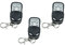 Tempo di saldi Lot de 3 télécommandes universelles, à Code Fixe, avec fréquence de 433,92 MHz, pour Portail Automatique