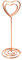 NUOBESTY 24pcs Place Card Holders Metal Heart Shape Table Number Stands Name Photo Clip Holder for Home Wedding Party Decoration Rose Gold