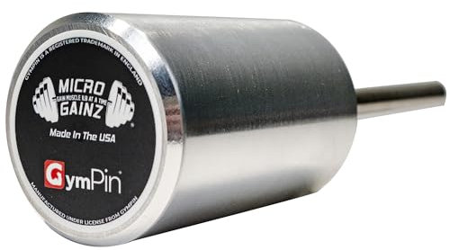 Micro Gainz GymPin - Pin extensor de pesas para máquina de cable y gimnasio en casa, diseñado para levantamiento de pesas y entrenamiento de fuerza, lo que permite placas de peso olímpicas