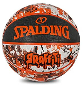 Spalding Graffiti Rubber Basketball (Orange), 7