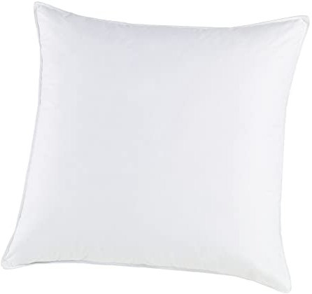 Häussling Home Kopfkissen 80x80 cm | Federn- und Daunenkissen, Kissen, Made in Germany, 100% Federn, auch für Allergiker geeignet, Bezug 100% Baumwolle, Füllung 1100 g, Weiß