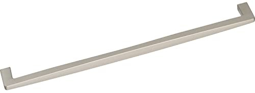 OBF 72267018 Grimme Stangengriff Ellef Möbelgriff (Barell), Breite 331 mm Schrankgriff ZN Edelstahl-Effekt matt, Silber, Lochabstand 320 mm