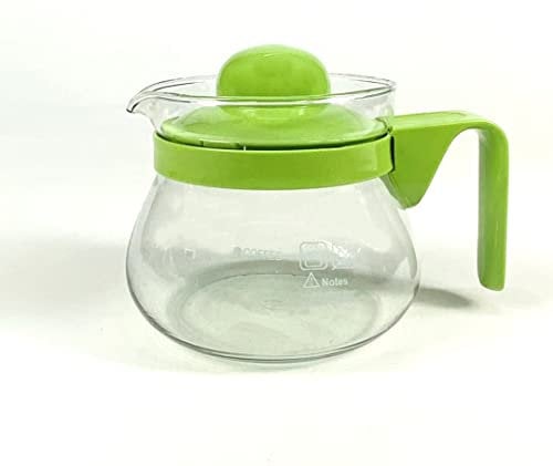Sanfor | Jarra para Café, Té y Agua | Jarra de Vidrio | Resistente al calor | Para microondas | Transparente | 300ml